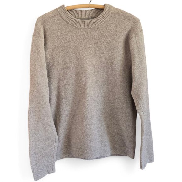 REI Cooperative Sweaters - REI Cooperative Womens Medium Lambs Wool Crewneck Sweater Beige